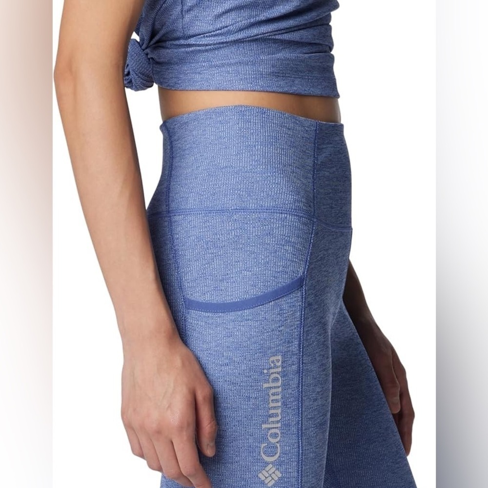 NWT Columbia Blue Biker Shorts Performance Fit